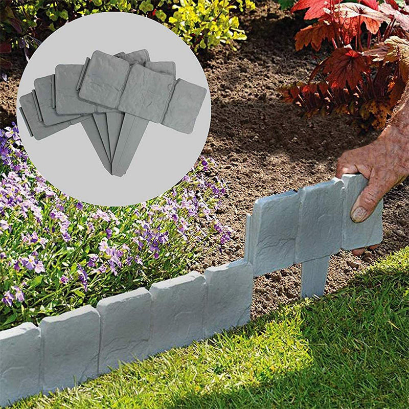 🔥Limited Time 50% OFF🔥 Faux Stone Garden Edging Border – Natural Rock Look for Beautiful Landscapes