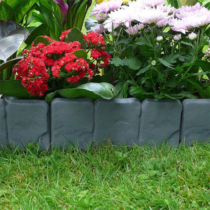 🔥Limited Time 50% OFF🔥 Faux Stone Garden Edging Border – Natural Rock Look for Beautiful Landscapes