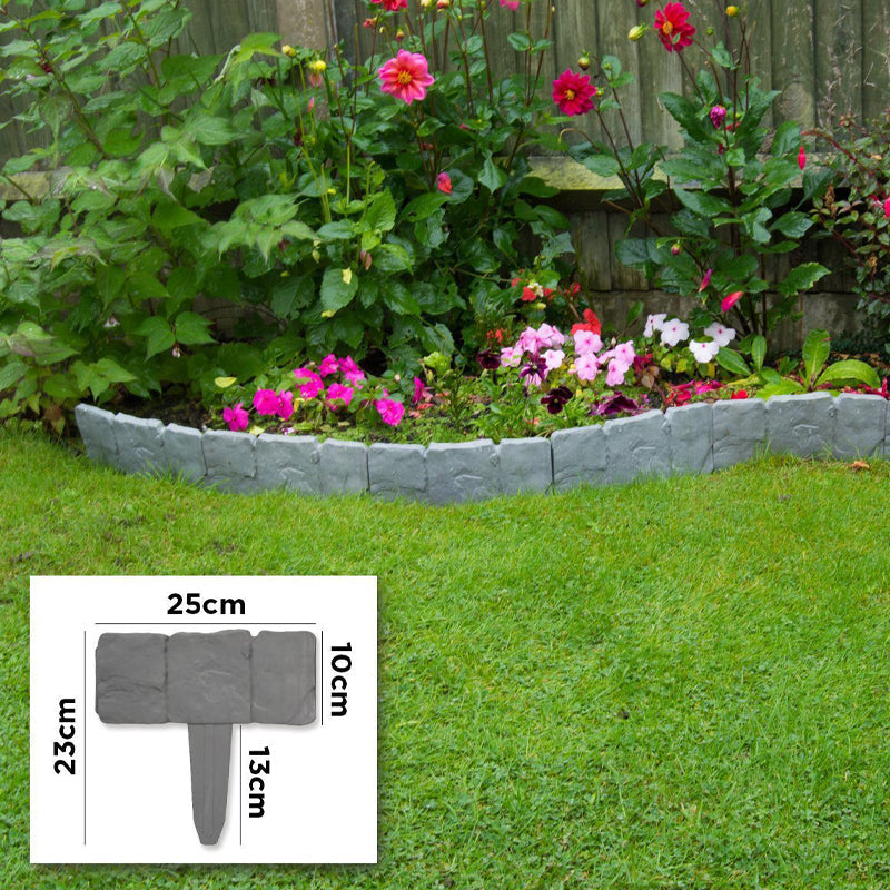 🔥Limited Time 50% OFF🔥 Faux Stone Garden Edging Border – Natural Rock Look for Beautiful Landscapes