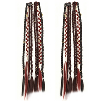 Black & Wine Red