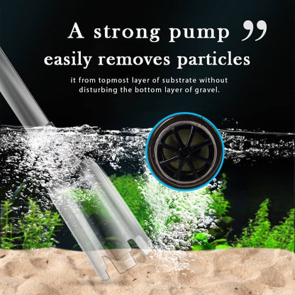 🐠 50% OFF | Electric Aquarium Gravel Cleaner – Easy Debris Removal & Water Change Helper