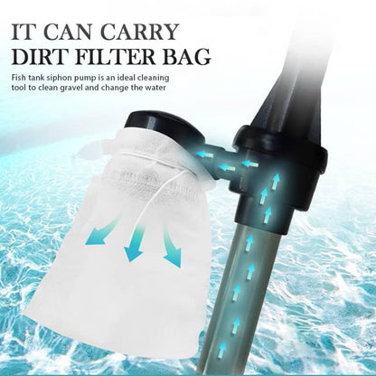 🐠 50% OFF | Electric Aquarium Gravel Cleaner – Easy Debris Removal & Water Change Helper