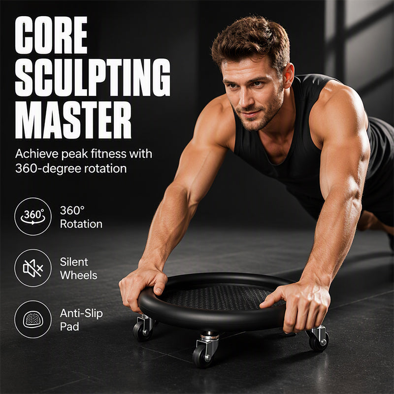 🏠 Home Workout Upgrade | 360° Core Glide Disc – 50% OFF