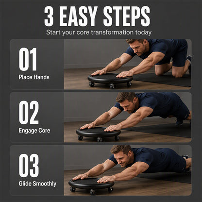 🏠 Home Workout Upgrade | 360° Core Glide Disc – 50% OFF