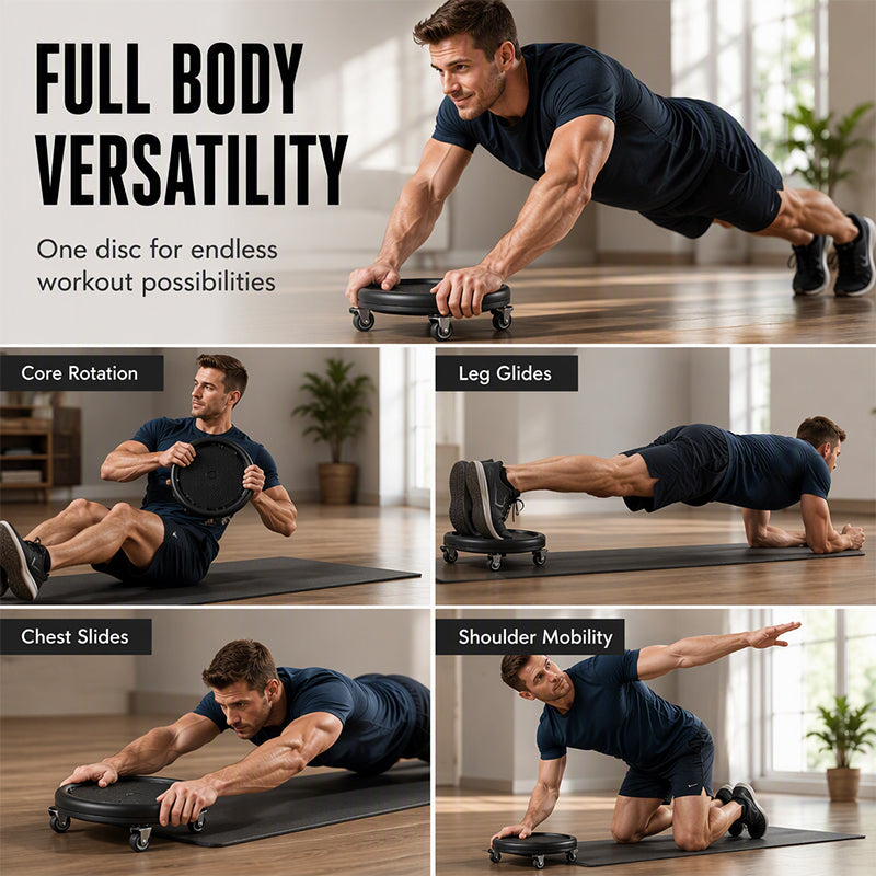🏠 Home Workout Upgrade | 360° Core Glide Disc – 50% OFF