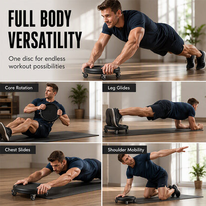 🏠 Home Workout Upgrade | 360° Core Glide Disc – 50% OFF