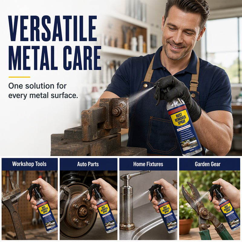 🔥 48% OFF – Multi-Purpose Rust Remover & Lubricant Spray | Restore, Lubricate & Protect Metal
