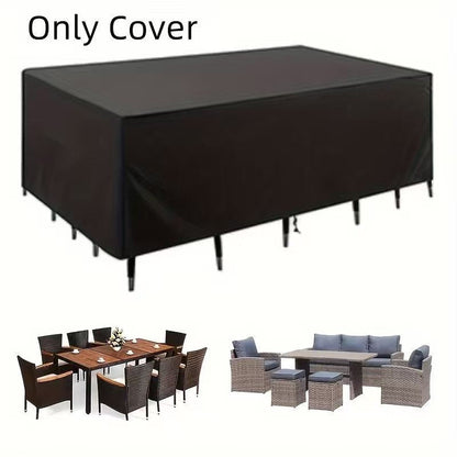 🌧️ 21% OFF | All-Weather Patio Furniture Cover – Waterproof 210D Oxford Protection