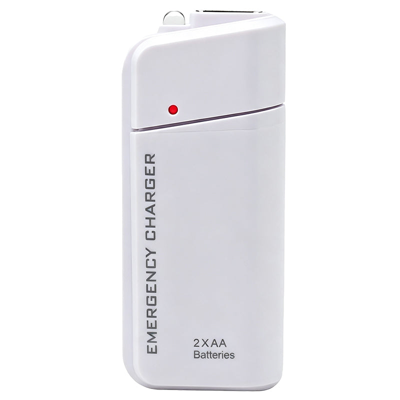 🔥 Limited-Time Offer! Portable Emergency Phone Charger AA Battery Powered Power Bank with LED Flashlight