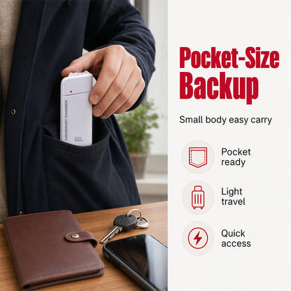 🔥 Limited-Time Offer! Portable Emergency Phone Charger AA Battery Powered Power Bank with LED Flashlight